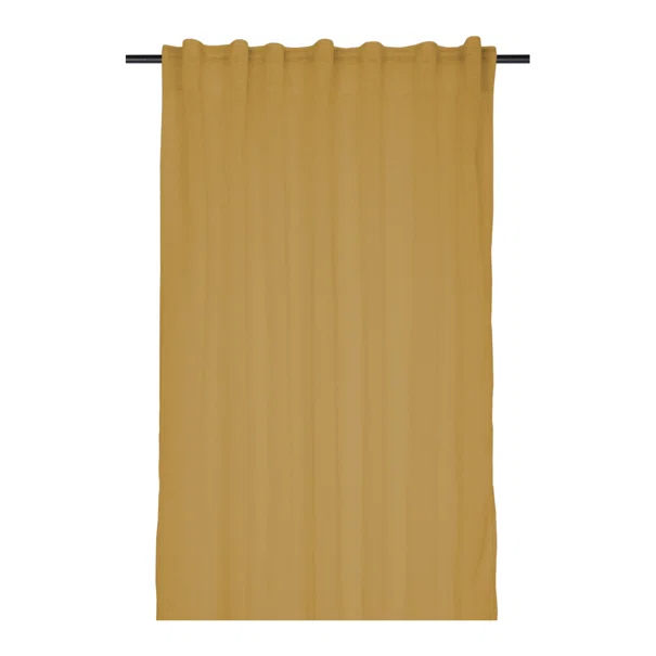 Κουρτίνα (140x280) Με Τιράντες S-F Madrid Curry R9A194006VL