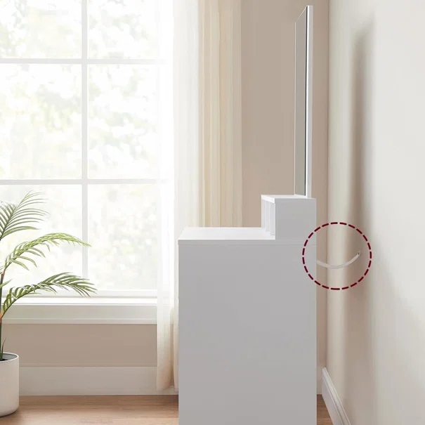 Μπουντουάρ Με Καθρέφτη (100x40x140) Vasagle RDT163W01