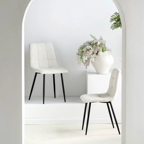 Καρέκλα Τραπεζαρίας (55x45x88) Spitishop Stol Bukle Ecru