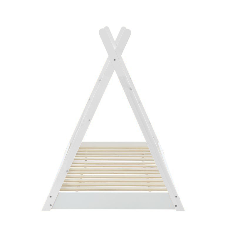 Παιδικό Κρεβάτι Montessori (90X200) Spitishop Roby White Παιδικά Βρεφικά & Έπιπλα Κρεβάτια Κομοδίνα Spitishop