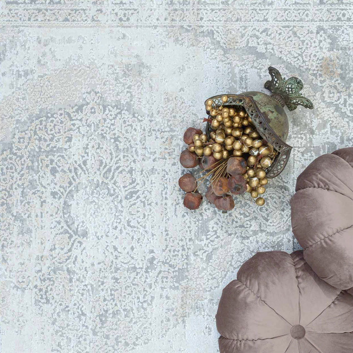 Χαλί (160X230) Ezzo Firenze E080Ah9 Cream Χαλιά Σαλονιού Χειμερινά Spitishop