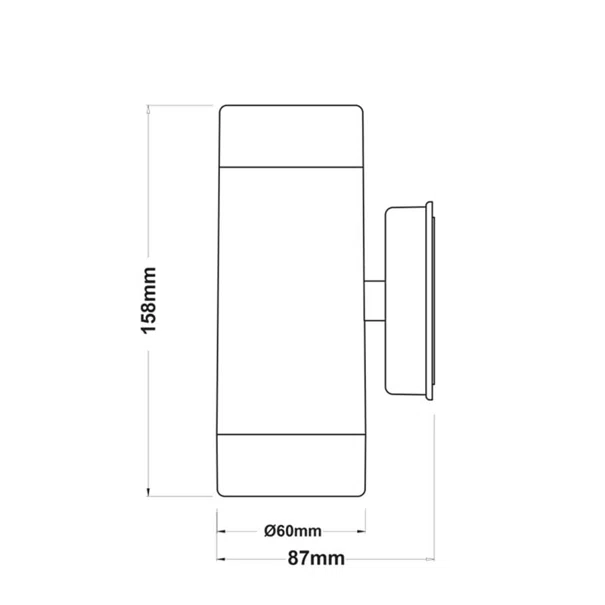 Σποτ Εξωτερικού Χώρου Aca SL7031R Rust