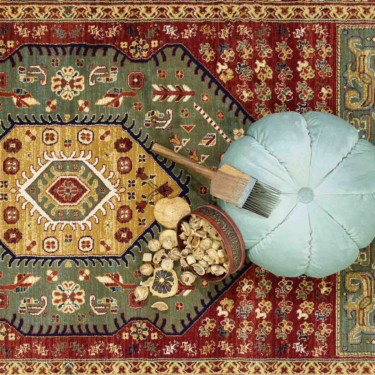 Χαλί (100X160) Ezzo Orient D008A Al Red Χαλιά Σαλονιού Χειμερινά Boho Spitishop