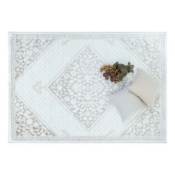Χαλί Διαδρόμου (80x150) Ezzo Veneto D309A1W Cream