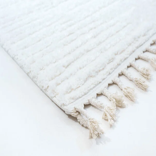 Χαλιά Κρεβατοκάμαρας (Σετ 3τμχ) Ezzo Neve C828B1A Cream