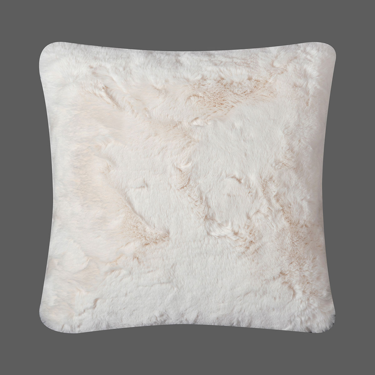 Διακοσμητικό Μαξιλάρι Γούνινο (45x45) Silk Fashion Rabbit Fur Ivory