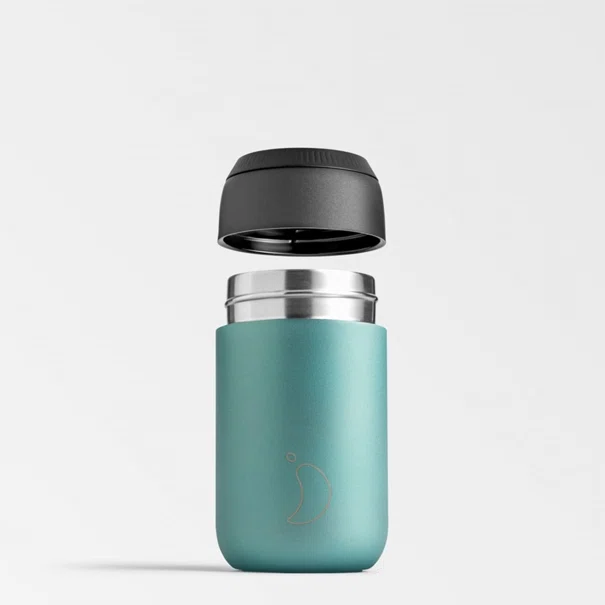 Ποτήρι Θερμός 340ml Chilly's Series 2 Cup Metallic Atlantis