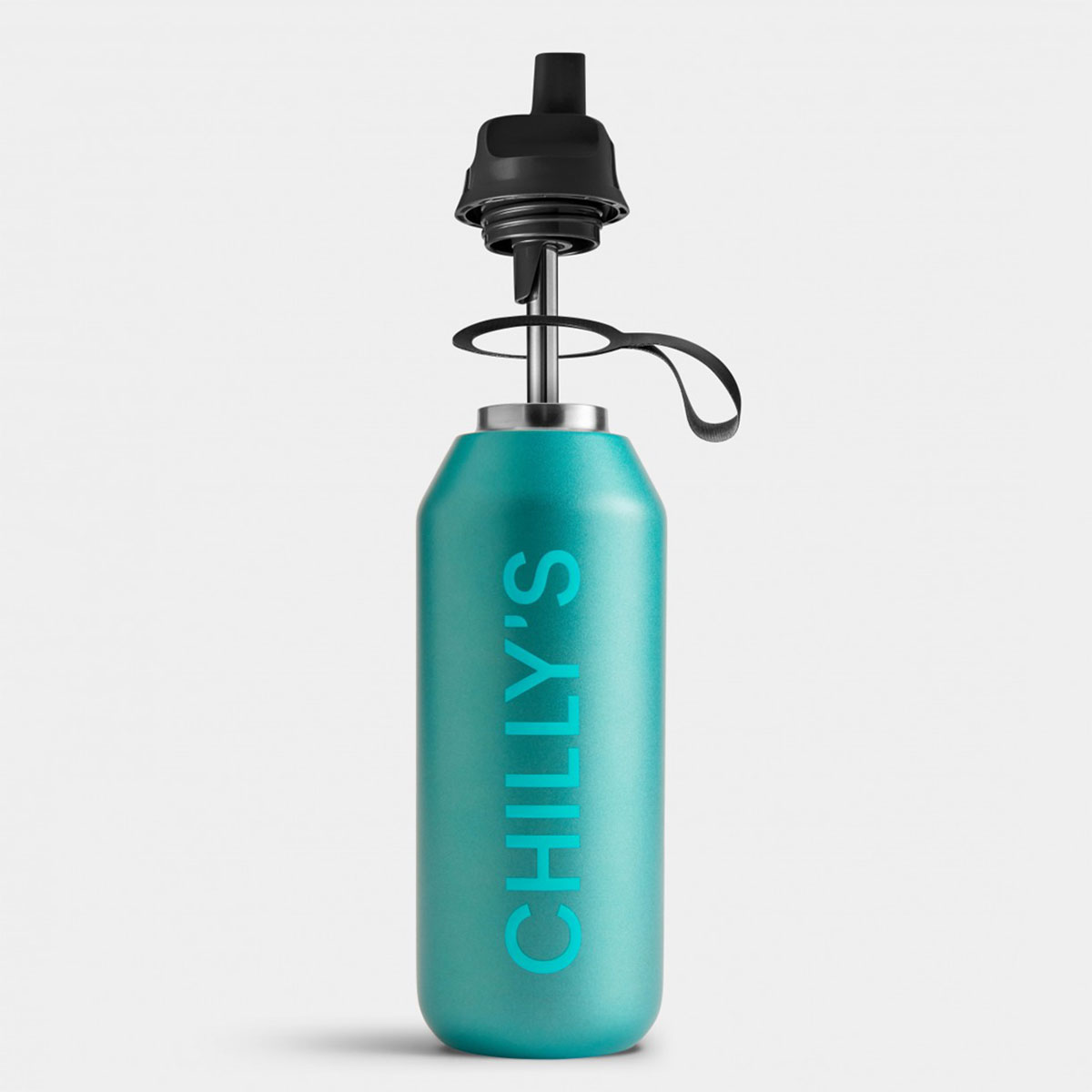 Μπουκάλι Θερμός 500Ml Chilly&Apos S Series 2 Flip Metallic Atlantis Οργάνωση & Αποθήκευση Μπουκάλια Spitishop