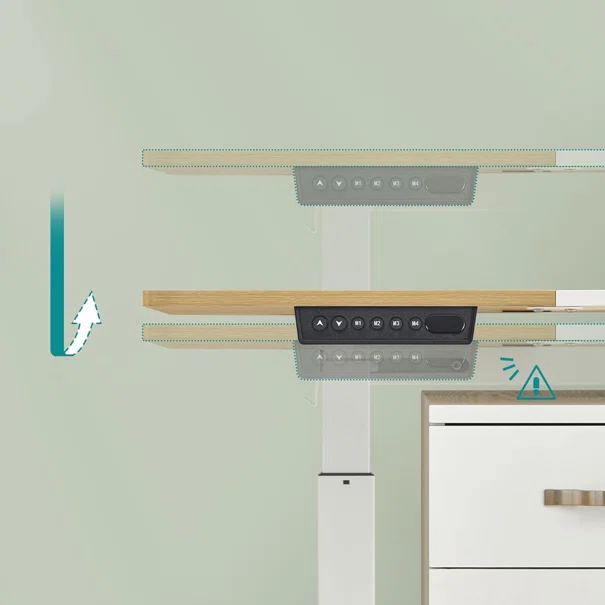 Ηλεκτρικό Γραφείο (120x60x72/120) Με Ρυθμιζόμενο Ύψος Songmics LSD015YD01