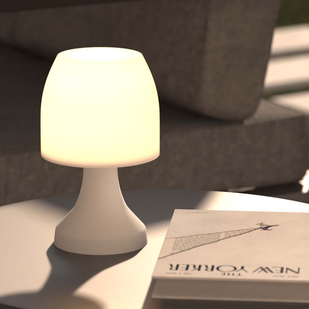 Επιτραπέζιο Φωτιστικό LED Με Μπαταρία A-S Dokk Blanc 116157C