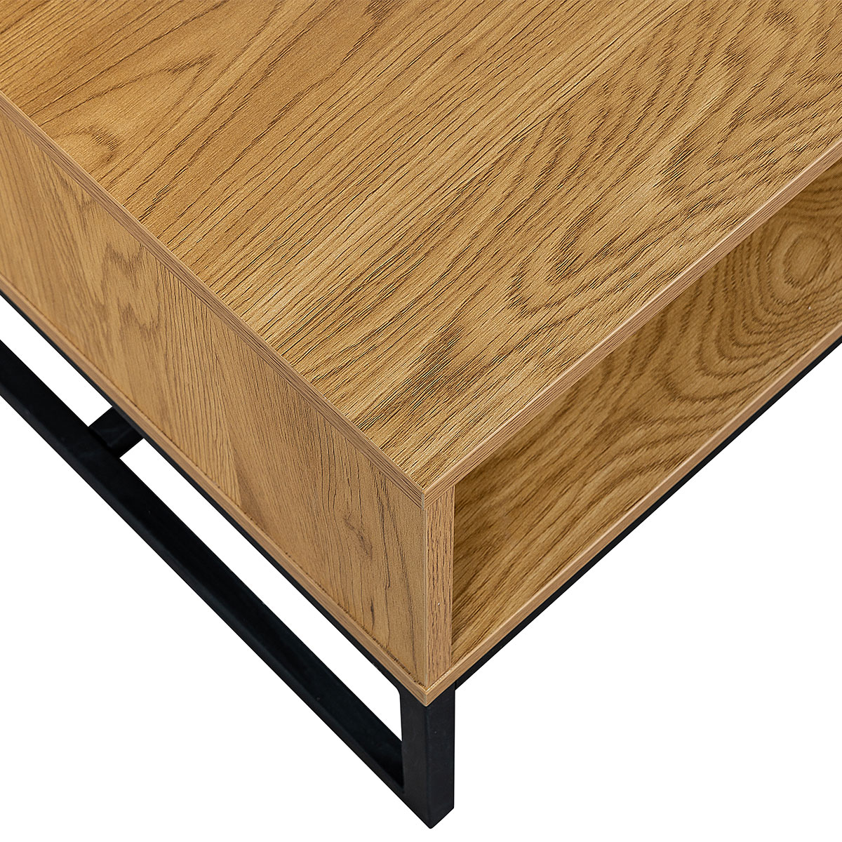Τραπέζι Σαλονιoύ με 2 Συρτάρια Ράφι (120X60X42) Spitishop Sailor Ct01-W Έπιπλα Σαλονιού Τραπεζάκια Μέσης Spitishop