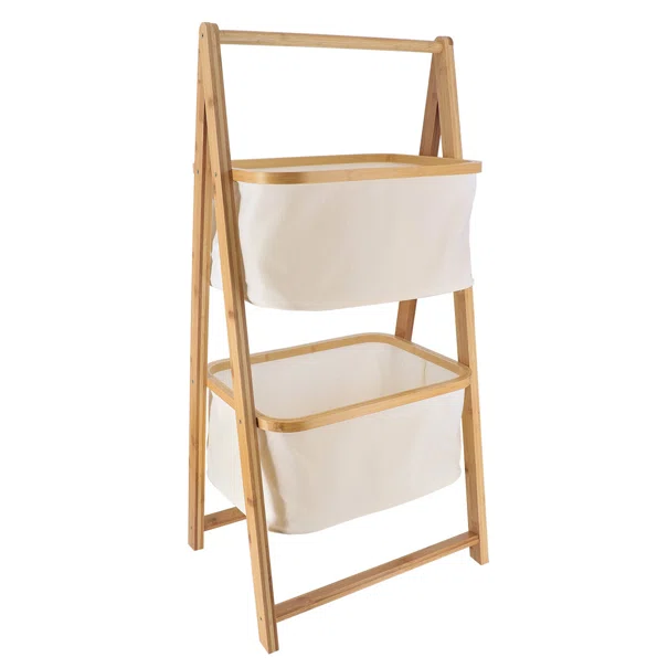 Ραφιέρα Δαπέδου 2 Θέσεων (44x34x90) T-D Natural/Bamboo 98204104