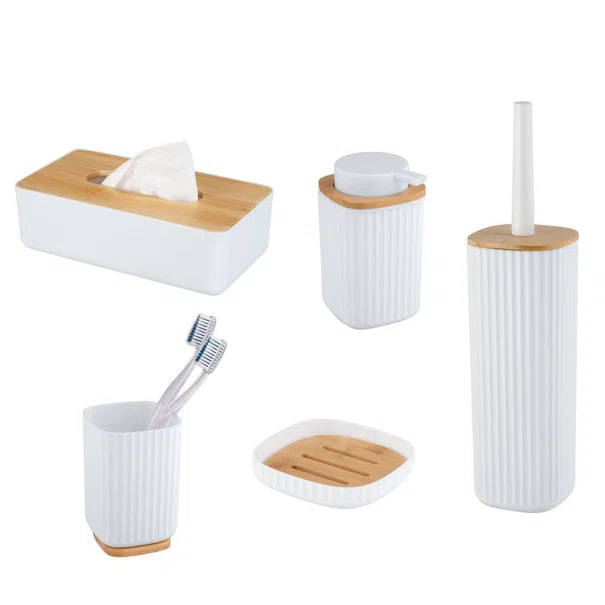 Dispenser Μπάνιου 250ml (8.9x7.5x12.7) Wenko Rotello White 25294100