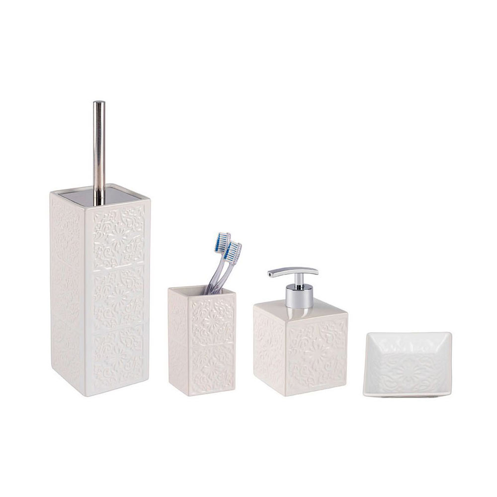 Dispenser Μπάνιου 500Ml (8 5X8 5X13) Wenko Cordoba White 22650100 Μπάνιο Αξεσουάρ Spitishop
