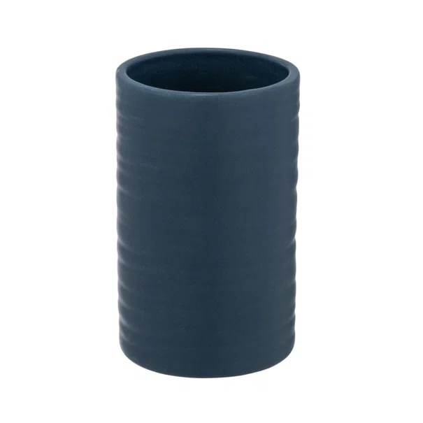 Ποτηροθήκη Μπάνιου (Φ6.5x10.5) Wenko Mila Dark Blue 25711100