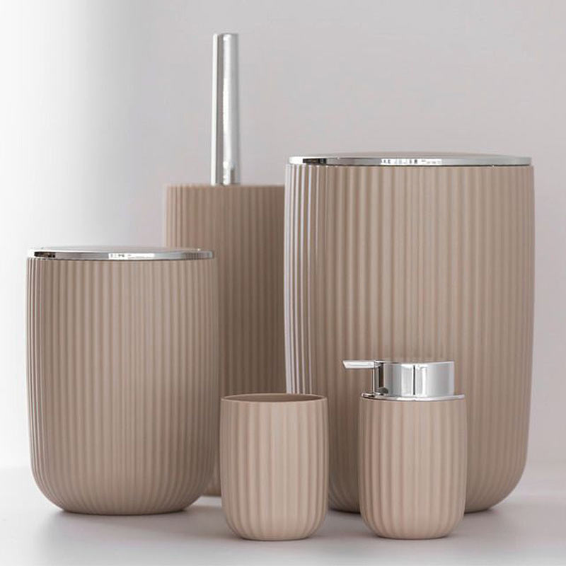 Dispenser Μπάνιου 250Ml (Φ7 5X12 5) Wenko Agropoli Beige 25184100 Μπάνιο Αξεσουάρ Spitishop