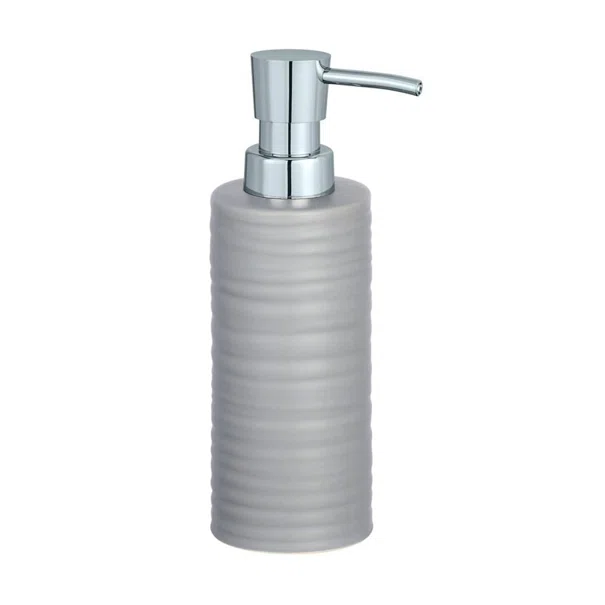 Dispenser Μπάνιου 260ml (Φ8x18.5) Wenko Mila Grey 23246100