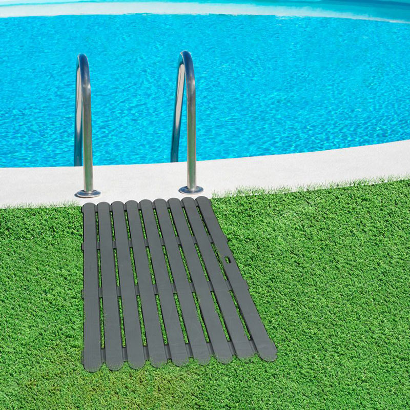 Πλατφόρμα Μπάνιου Duckboard (50X80) Wenko Grey 22948100 Μπάνιο Πατάκια με Αντιολισθητικό Spitishop