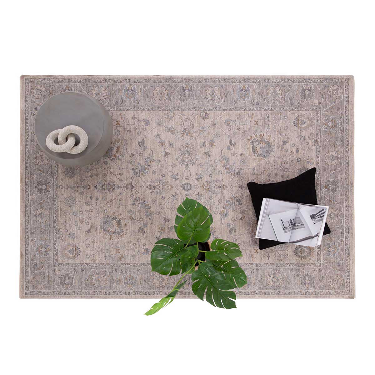 Χαλί (200X240) Royal Carpet Tabriz 675 L Grey Χαλιά Σαλονιού Χειμερινά Κλασικά Spitishop