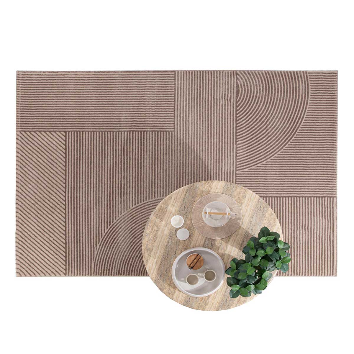 Χαλί (200X290) Royal Carpet Organic 591 D Beige Χαλιά Σαλονιού Χειμερινά Spitishop