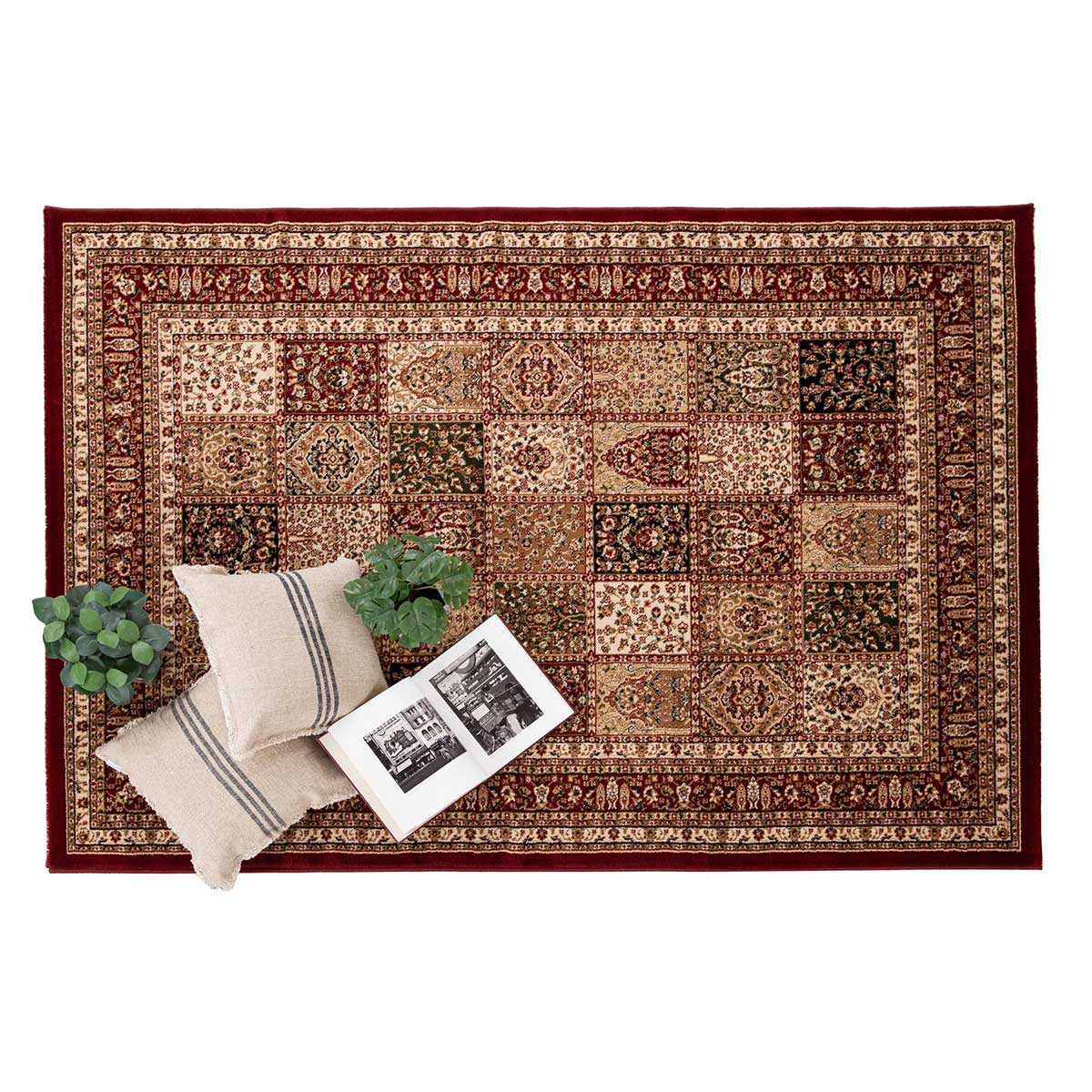 Χαλί (133X190) Royal Carpet Teheran 5093 Red Χαλιά Σαλονιού Χειμερινά Boho Spitishop