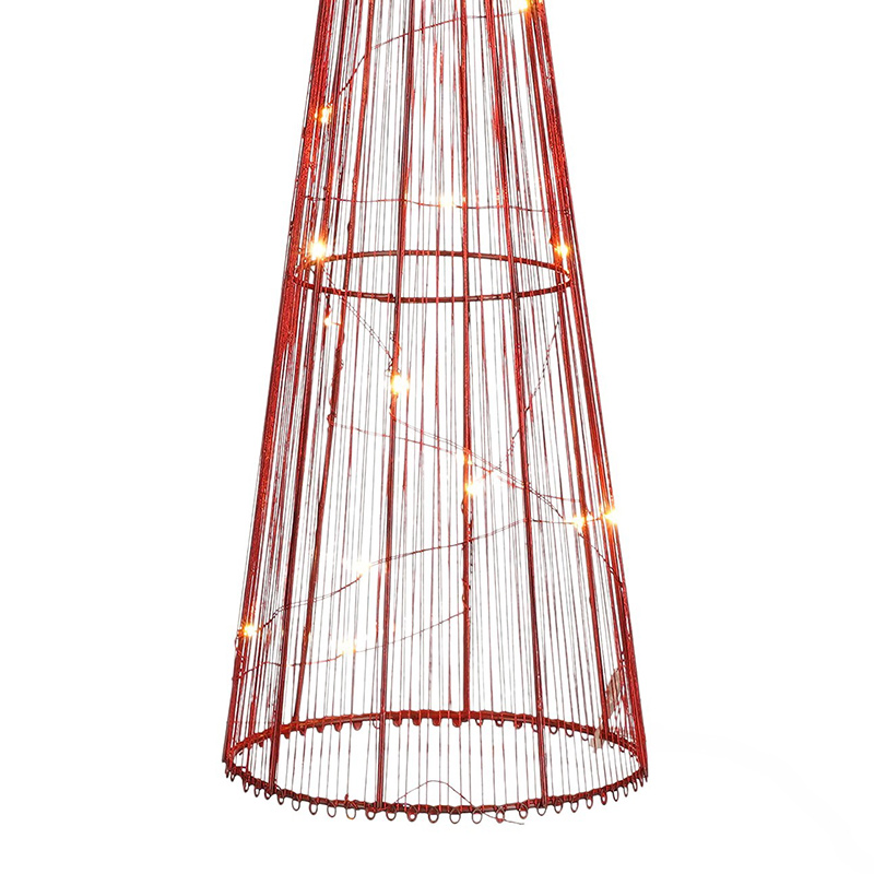 Χριστουγεννιάτικο Δεντράκι Με Led (Φ16x60) Edelman Cone Red 1163357