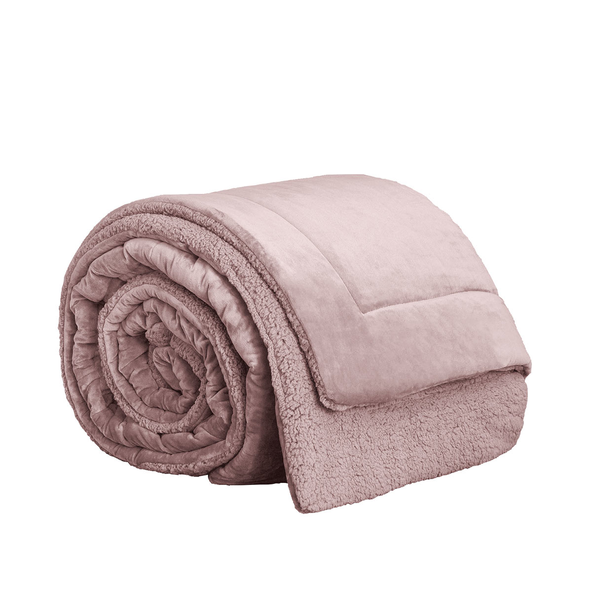 Κουβερτοπάπλωμα King Size (240X260) Nima Nuan Powder Pink Λευκά Είδη Κρεβατοκάμαρας Παπλώματα Κουβερτοπαπλώματα Spitishop