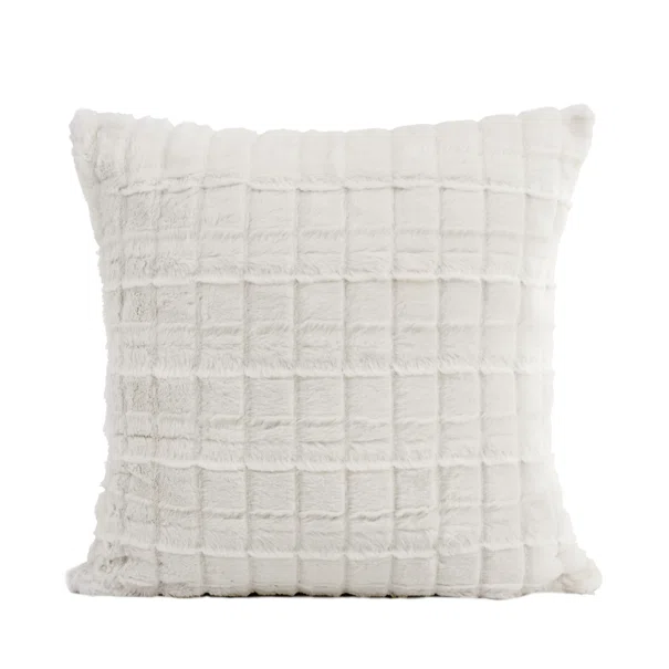 Διακοσμητικό Μαξιλάρι Γούνινο (40x40) Nima Weave Cream