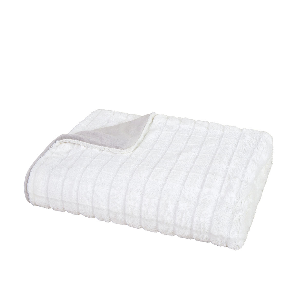 Γούνινη Κουβέρτα Καναπέ (130x170) Nima Weave Cream