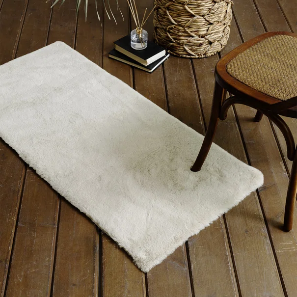 Χαλί Διαδρόμου Γούνινο (60x130) Nima Lounge Cream