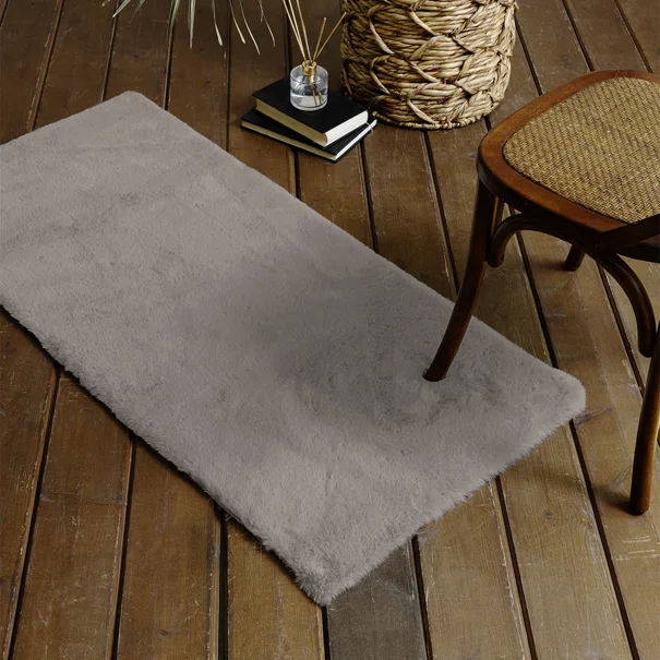 Χαλί Διαδρόμου Γούνινο (60x130) Nima Lounge Cigar Beige