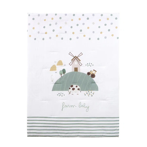 Κουβερλί Κούνιας (100x140) 2 Όψεων Nima Farm Baby