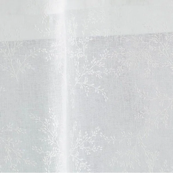 Σετ Κουρτίνες (70x240) Με Τούνελ L-C Karla White 1627667