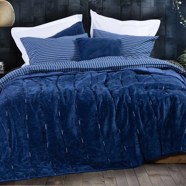 Λεπτό Πάπλωμα Υπέρδιπλο (220x240) Nautica By Nef-Nef Homeware Nau Coast True Navy