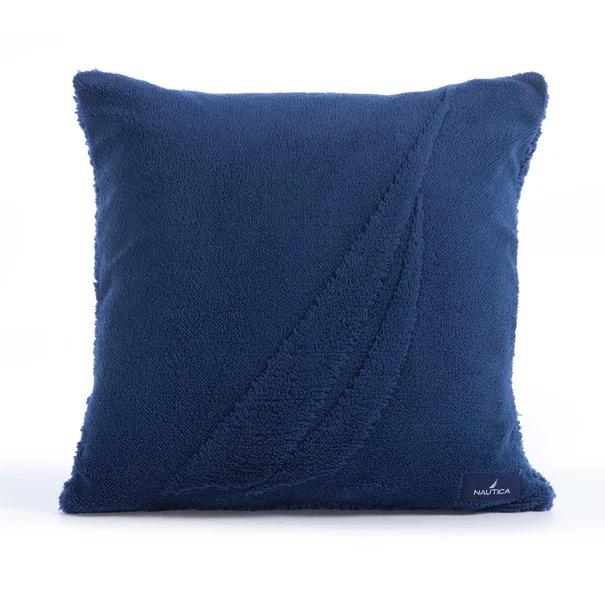 Διακοσμητικό Μαξιλάρι Fleece 2 Όψεων (45x45) Nautica By Nef-Nef Homeware Nau Coast True Navy