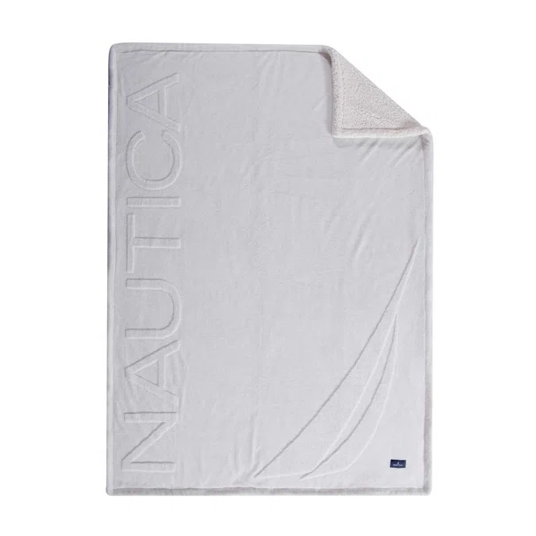 Κουβέρτα Καναπέ Fleece (130x180) Nautica By Nef-Nef Homeware Nau Coast Ecru