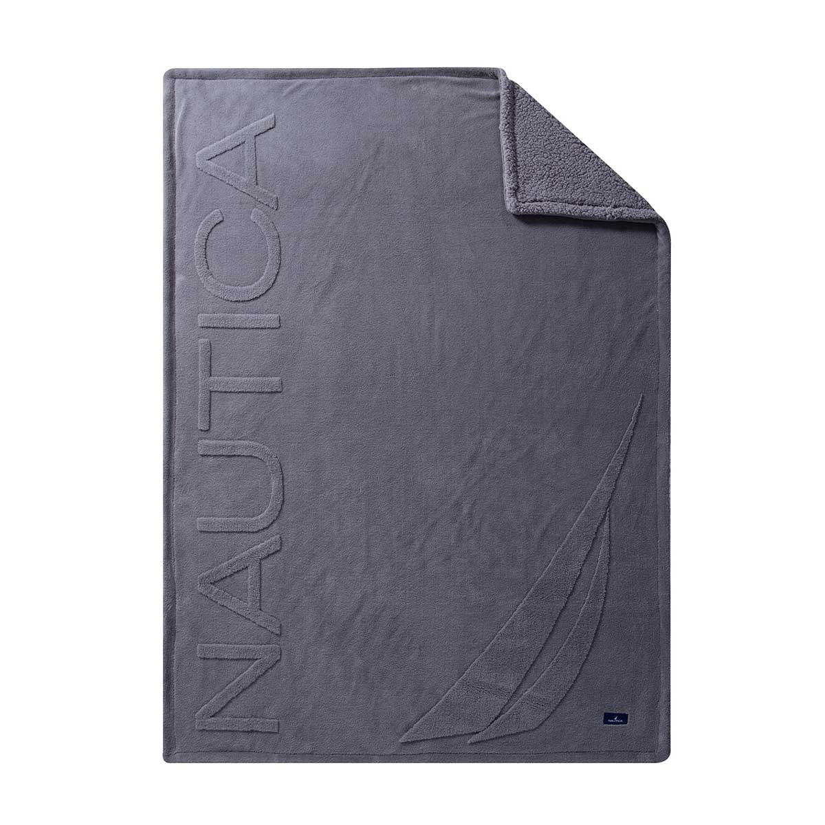 Κουβέρτα Καναπέ Fleece (130x180) Nautica By Nef-Nef Homeware Nau Coast Grey