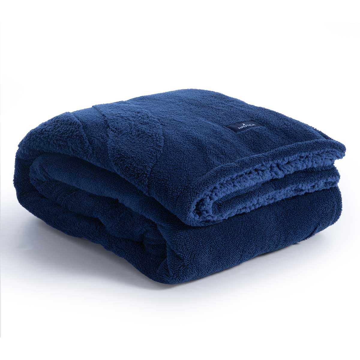 Κουβέρτα Καναπέ Fleece (130X180) Nautica By Nef-Nef Homeware Nau Coast True Navy Λευκά Είδη Κρεβατοκάμαρας Κουβέρτες Προβατάκι Spitishop