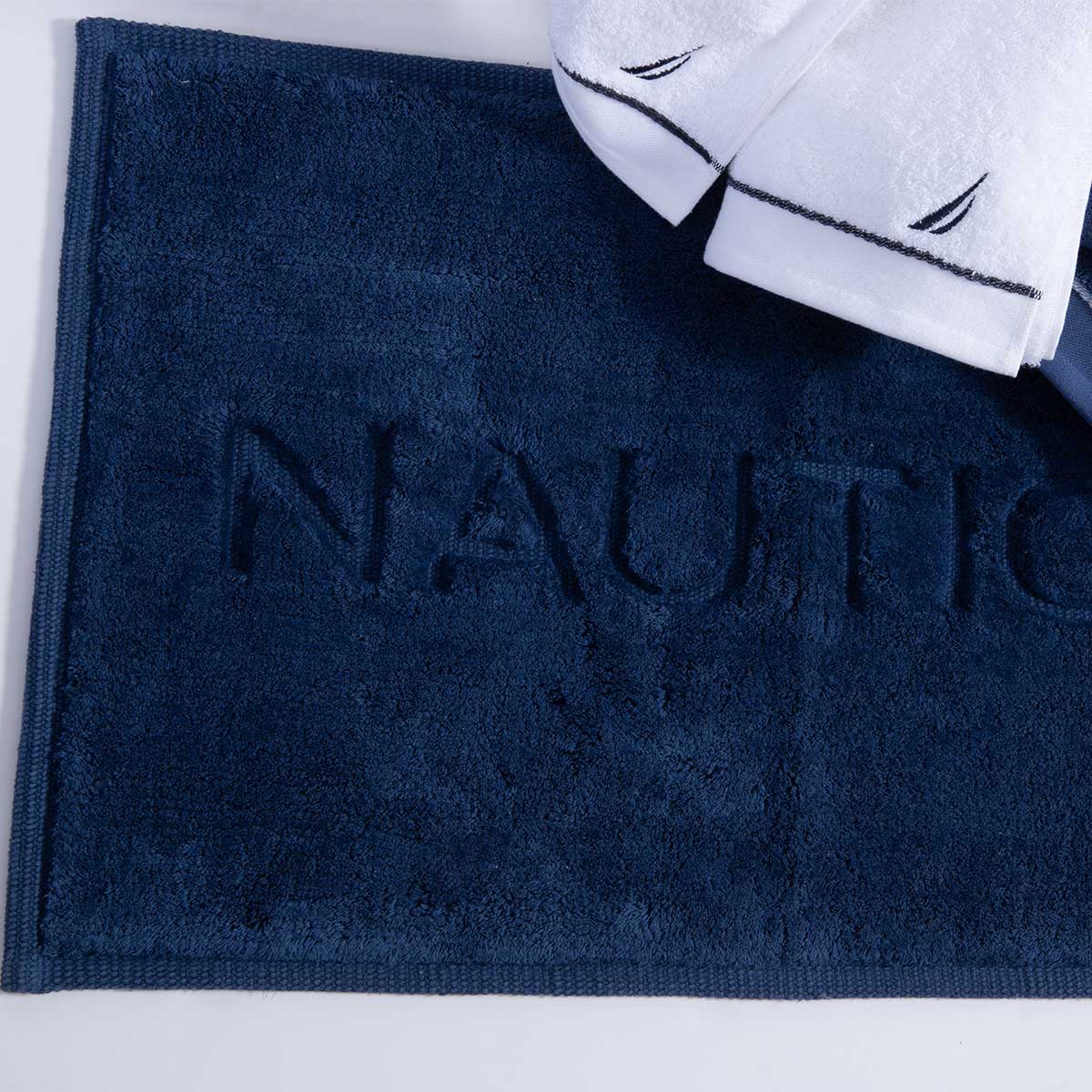 Πατάκι Μπάνιου (50X80) Nautica By Nef-Nef Homeware Nau Coast True Navy Μπάνιο Πατάκια με Αντιολισθητικό Spitishop
