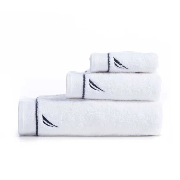Πετσέτα Προσώπου (50x90) Nautica By Nef-Nef Homeware Nau Coast White 600gsm