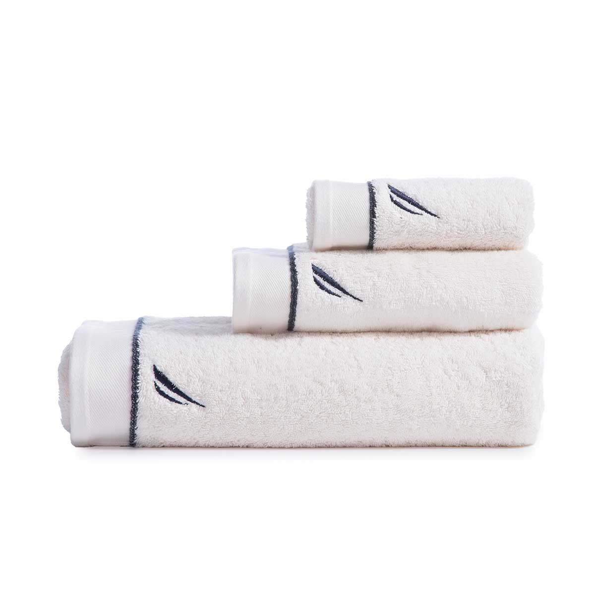 Πετσέτα Προσώπου (50x90) Nautica By Nef-Nef Homeware Nau Coast Ecru 600gsm
