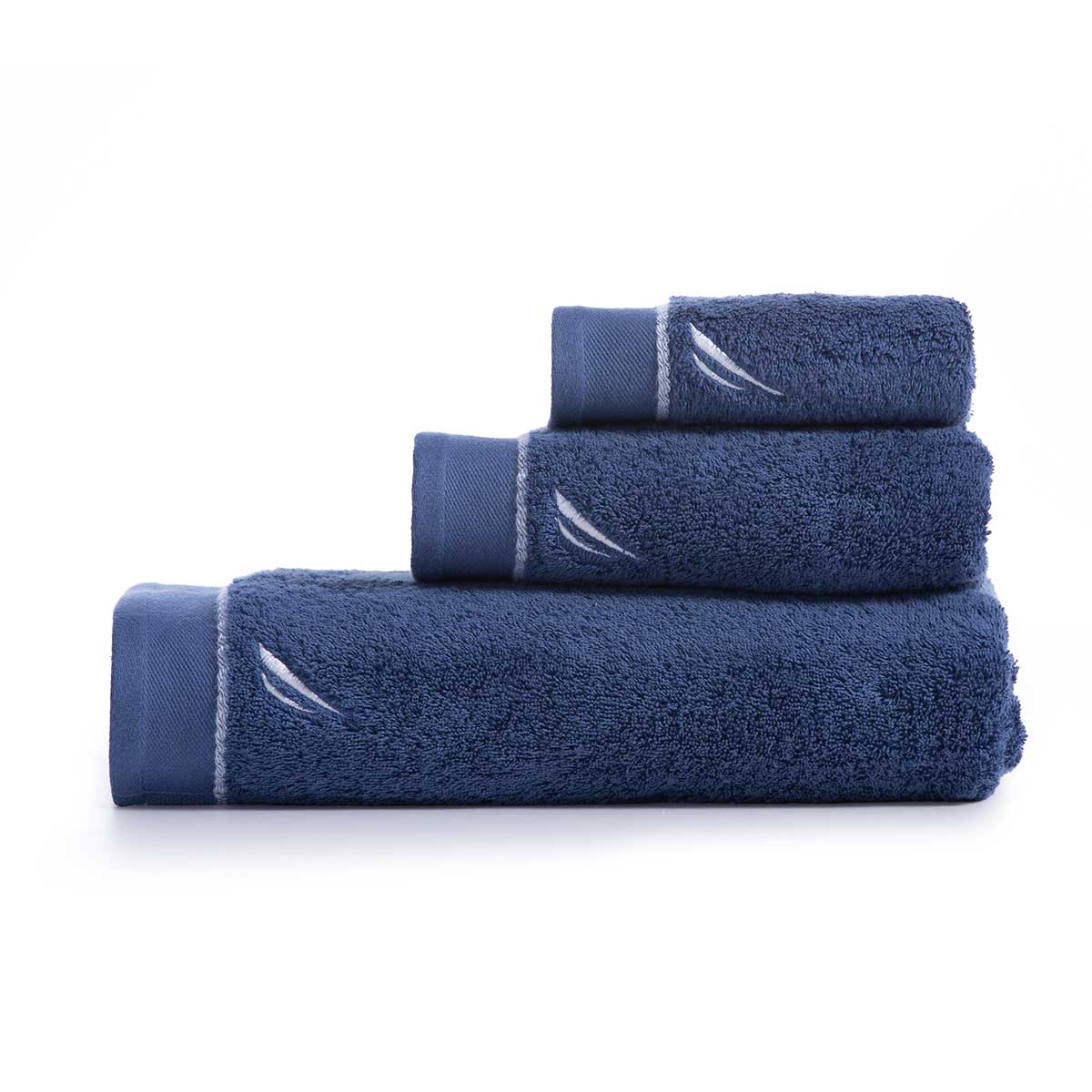 Πετσέτα Προσώπου (50x90) Nautica By Nef-Nef Homeware Nau Coast True Navy 600gsm