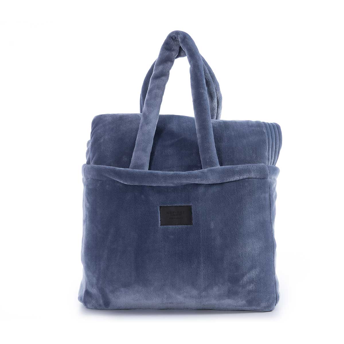 Κουβέρτα Βελουτέ Υπέρδιπλη (230X240) Nef-Nef Homeware Velosso Blue Λευκά Είδη Κρεβατοκάμαρας Κουβέρτες Υπέρδιπλες Spitishop
