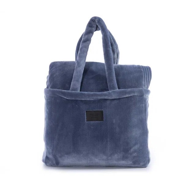 Κουβέρτα Βελουτέ Υπέρδιπλη (230x240) Nef-Nef Homeware Velosso Blue
