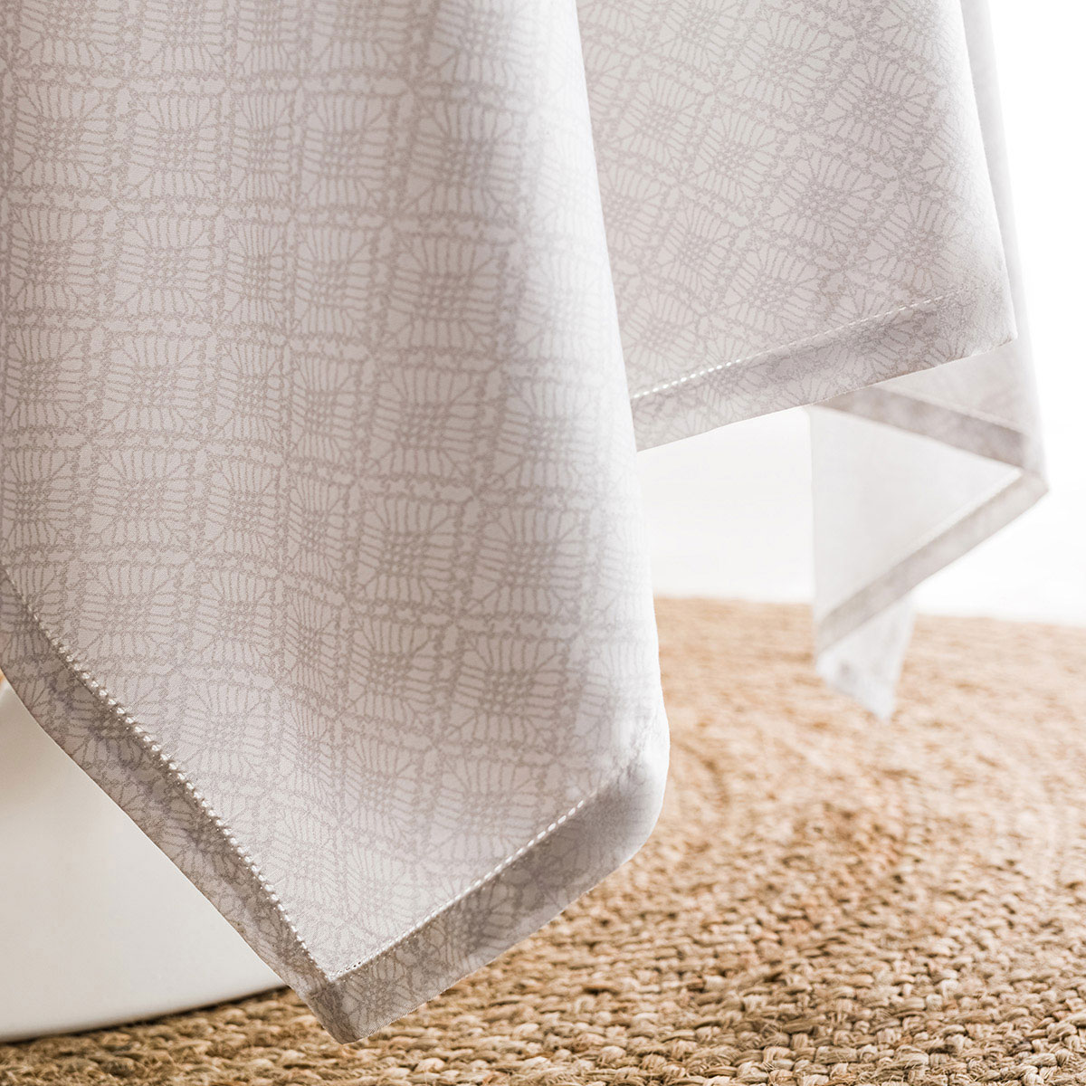 Τραπεζομάντηλο (140X220) Gofis Home Delfina Grey 237 15 Λευκά Είδη Κουζίνας & Τραπεζαρίας Τραπεζομάντηλα Διακόσμησης Spitishop