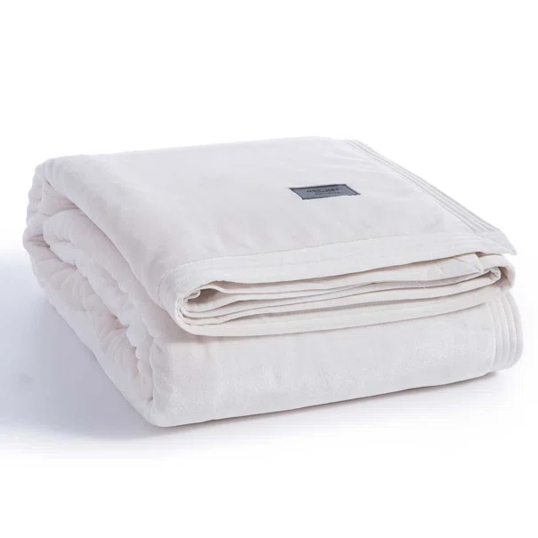 Κουβέρτα Βελουτέ Υπέρδιπλη (230x240) Nef-Nef Homeware Velosso Ecru