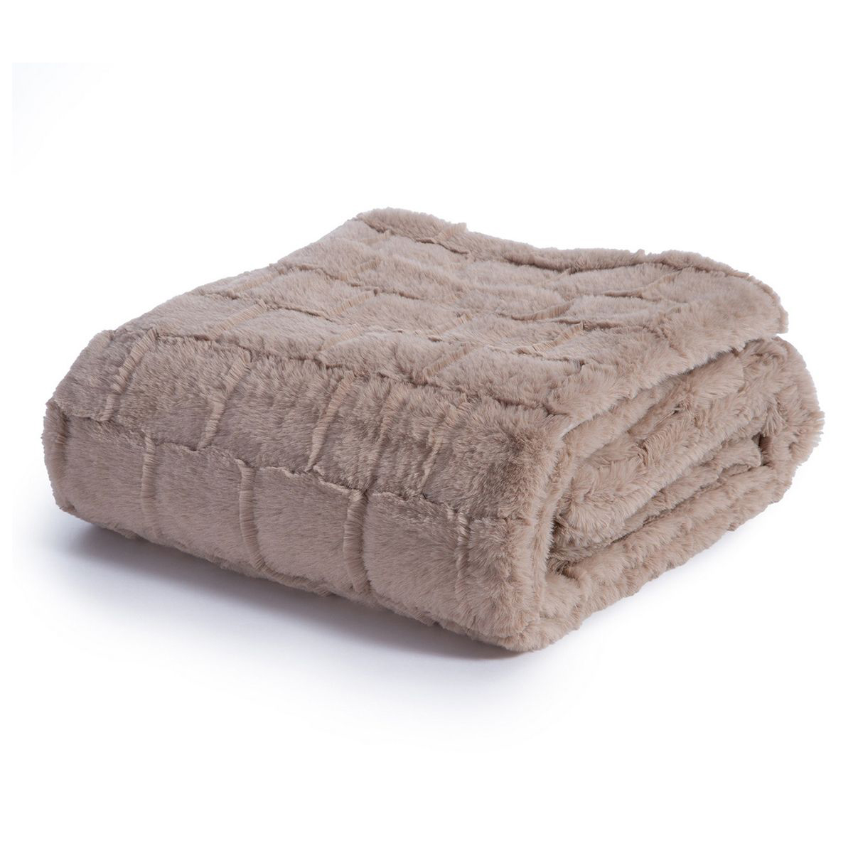 Γούνινη Κουβέρτα Καναπέ (140X190) Nef-Nef Homeware Elements Barlow Beige Λευκά Είδη Σαλονιού Κουβέρτες Spitishop