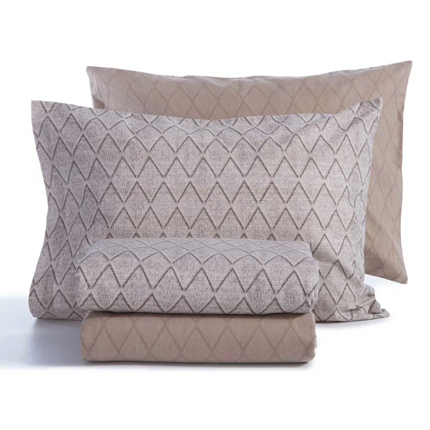 Φανελένια Σεντόνια Μονά (Σετ) Nef-Nef Homeware Flannel Torredo Beige