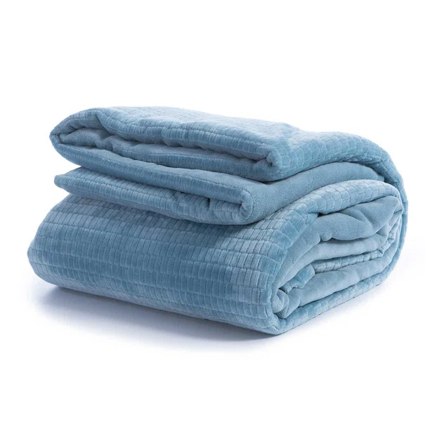Κουβερτοπάπλωμα Υπέρδιπλο (240x220) Nef-Nef Homeware Ezra Blue