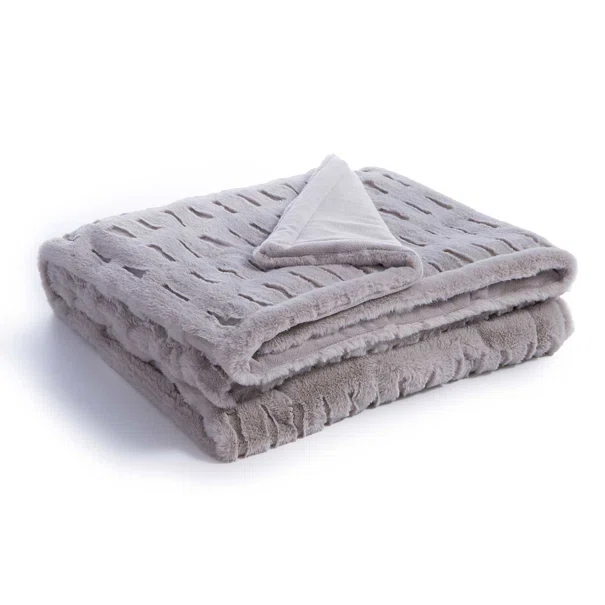 Γούνινη Κουβέρτα Καναπέ (130x180) Nef-Nef Homeware Vivo Greige